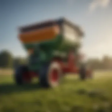 Spreader Settings Overview Illustrative chart of different spreader settings for grass seed