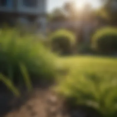 Vibrant Grass Health Healthy lawn with vibrant grass