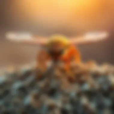 Illustration of targeted pests in agriculture