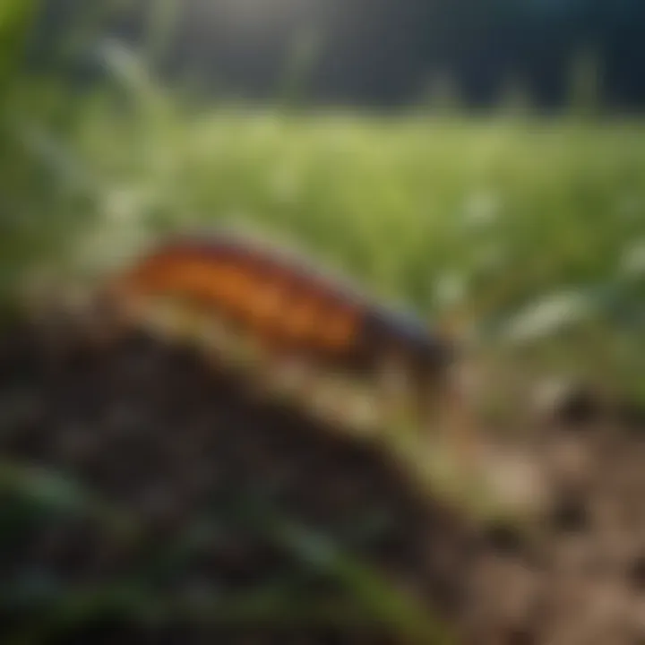 Visual representation of common pests affecting centipede grass