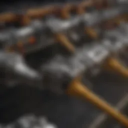 An array of tee clamps showcasing various designs and sizes