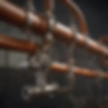 Diagram illustrating proper installation techniques for tee clamps on pipes