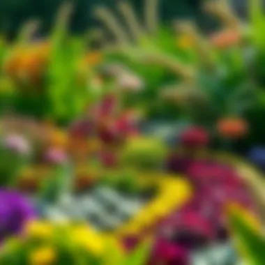Innovative Garden Design Concepts A beautifully designed garden layout showcasing various plant species