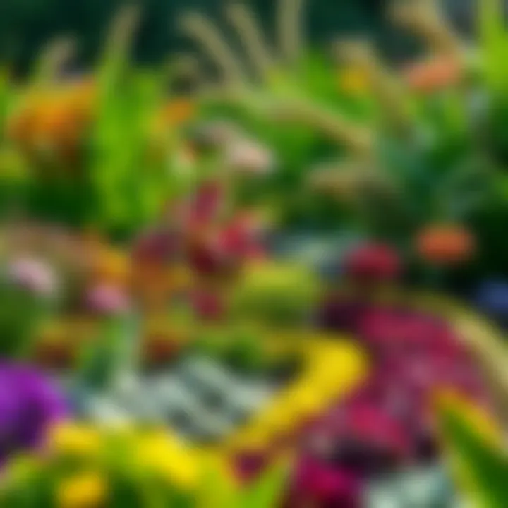 Innovative Garden Design Concepts A beautifully designed garden layout showcasing various plant species