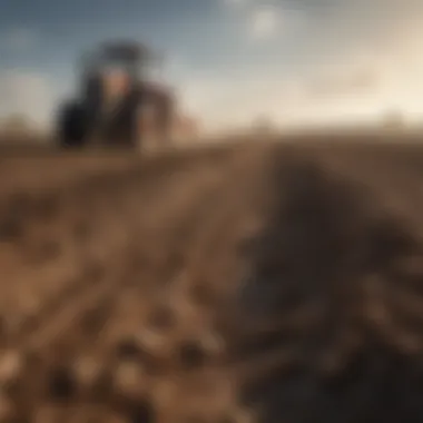 Soil degradation resulting from agricultural practices