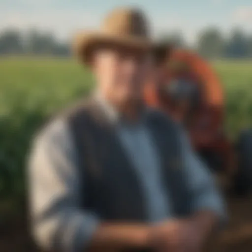 Portrait of Thomas Mitchell showcasing his profound insights in agriculture