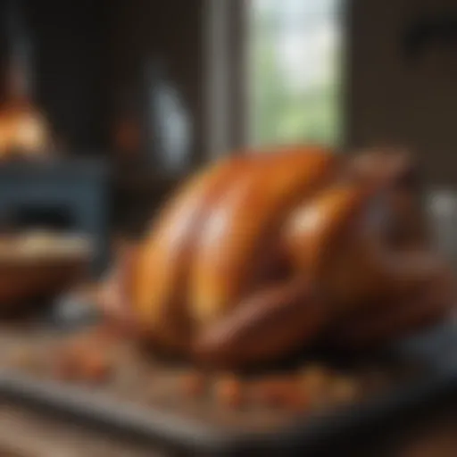 Visual representation of optimal turkey baking temperatures