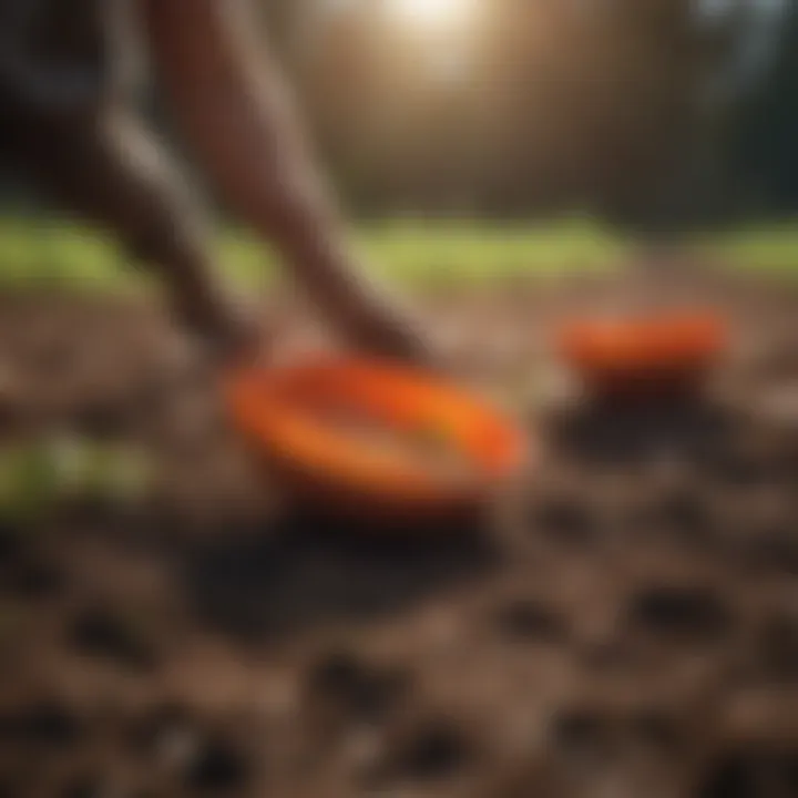 Innovative farming with plastic scoops