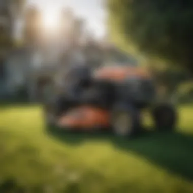 Eco-friendly lawn mower with solar power