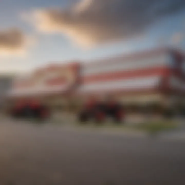 Exterior view of Tractor Supply Company in Saint Croix Falls, showcasing the store's welcoming entrance.