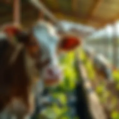 Environmental sustainability efforts in dairy farming