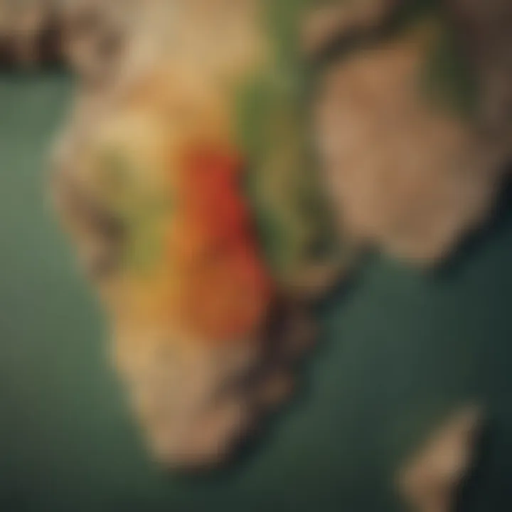 A map highlighting regions affected by African trypanosomiasis across Sub-Saharan Africa.
