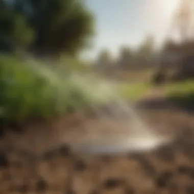 Diverse Types of Irrigation Systems A visual representation of various irrigation types