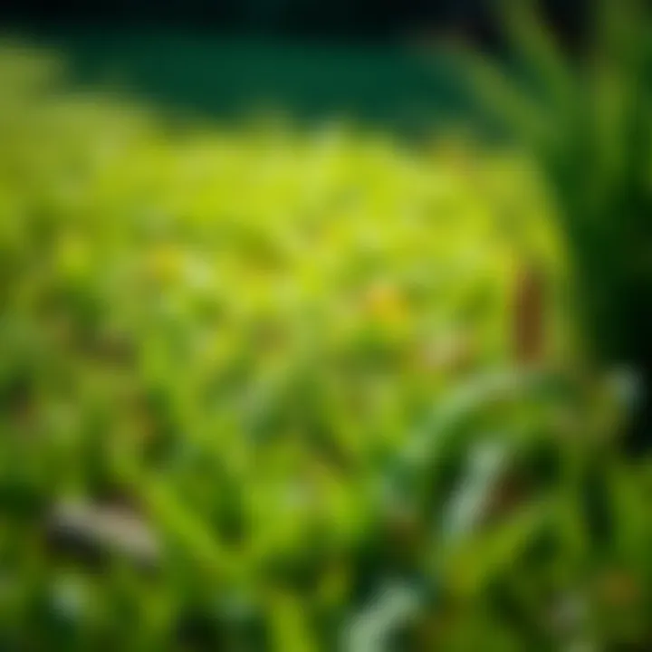 Illustration of environmental factors affecting fescue lawns