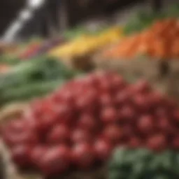 Community Supported Agriculture market showcasing local produce