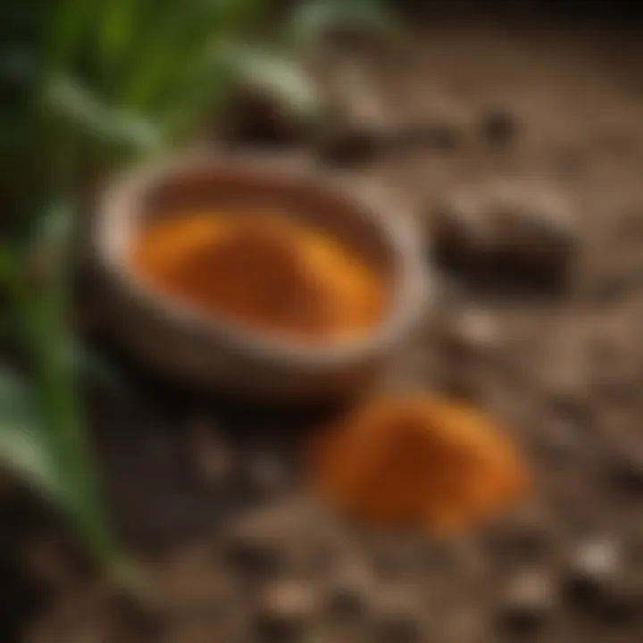 Impact of curcumin on soil health and crop productivity