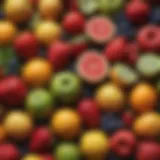 Vibrant assortment of fresh fruits demonstrating their nutritional value
