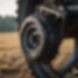 Close-up of various types of farm equipment bearings highlighting their design and functionality