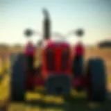 Ferguson tractor showcasing various parts