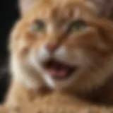Close-up of FortiFlora probiotic powder for cats