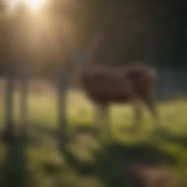 Maintenance of Gallagher deer fence