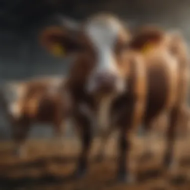 Infographic illustrating the effects of GnRH on cattle fertility
