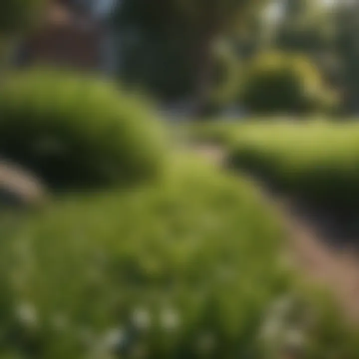 Diagram illustrating grass landscaping budget breakdown