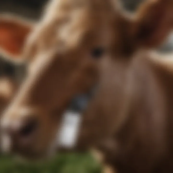 Livestock in healthy environment due to ear tags