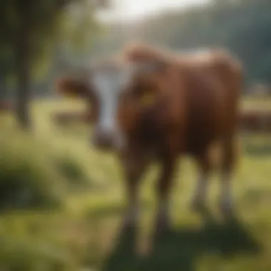 Cattle grazing in a lush field, representing healthy livestock