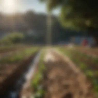 Diverse agricultural settings benefiting from drip irrigation