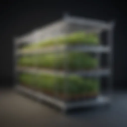 Innovative nursery shipping racks designed for optimal plant support