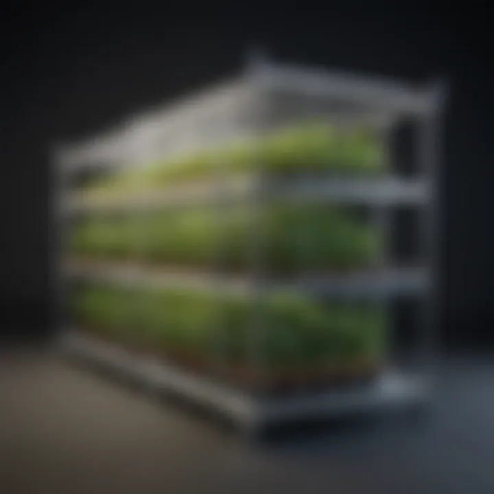 Innovative nursery shipping racks designed for optimal plant support