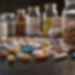 Various types of antibiotics for pets