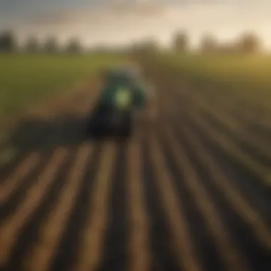 Application in Agriculture Agricultural application of fungicide in fields
