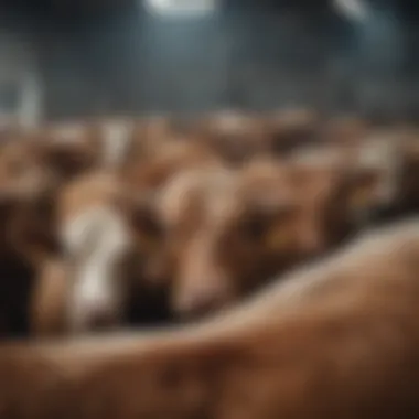 Genetic Diversity in Beef Production Diverse cattle breeds showcasing genetic variability