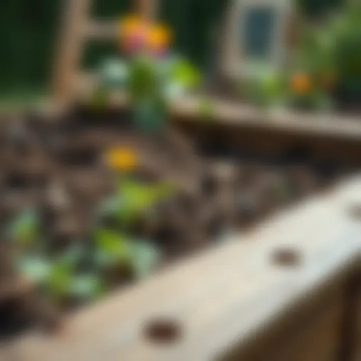 Maintenance of Raised Bed Joints Illustration showing proper maintenance techniques for raised bed joints