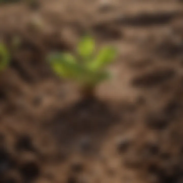 Visual representation of soil health indicators influenced by electrical conductivity