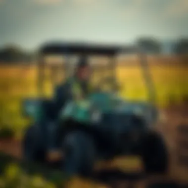 Sustainable farming practices with utility vehicles