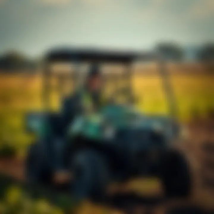 Sustainable farming practices with utility vehicles