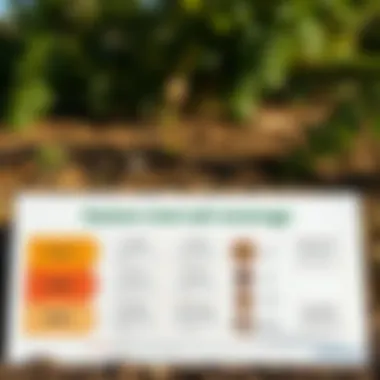 Chart displaying factors affecting sod coverage