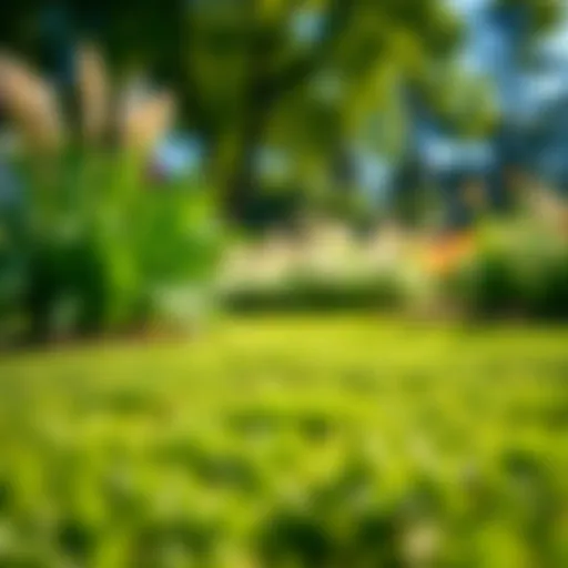 A well-manicured lawn showcasing lush sod coverage