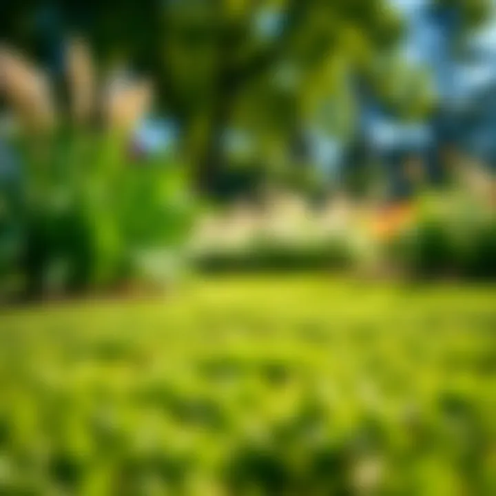 A well-manicured lawn showcasing lush sod coverage