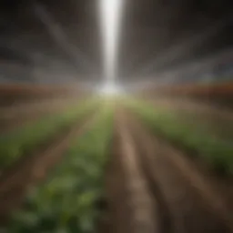 Visual representation of agricultural supply chain dynamics