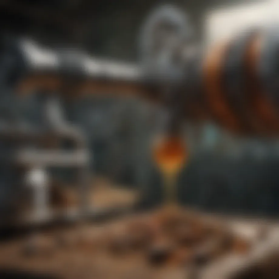 Illustration of tetanus antitoxin action mechanism