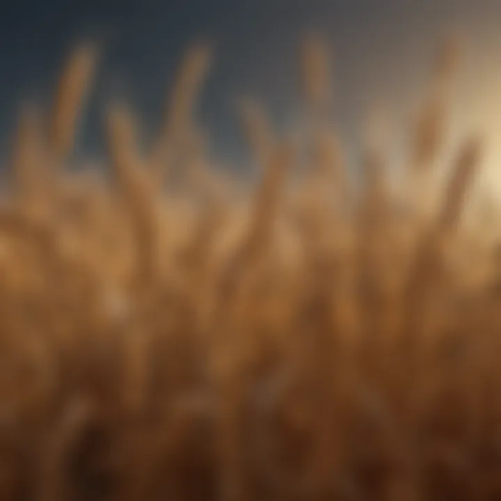 Graph illustrating historical wheat price trends