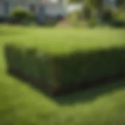Lush Bermuda sod in a well-maintained lawn
