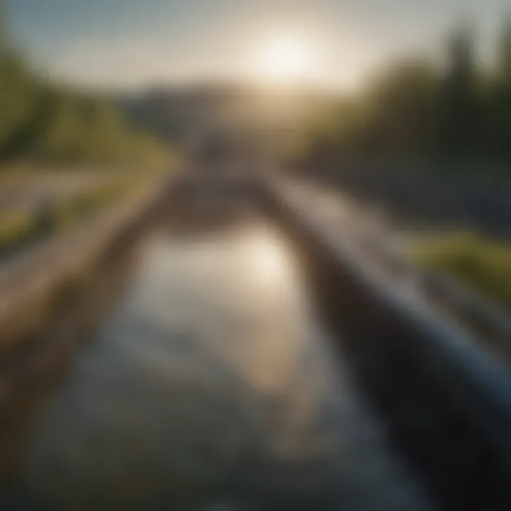 Graphical representation of regulatory frameworks governing wastewater management.