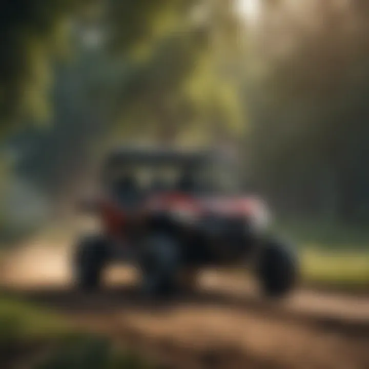 A modern UTV showcasing advanced agricultural technology.