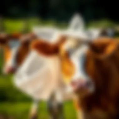 Different types of cow fly dust bags available