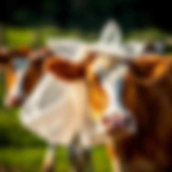 Different types of cow fly dust bags available